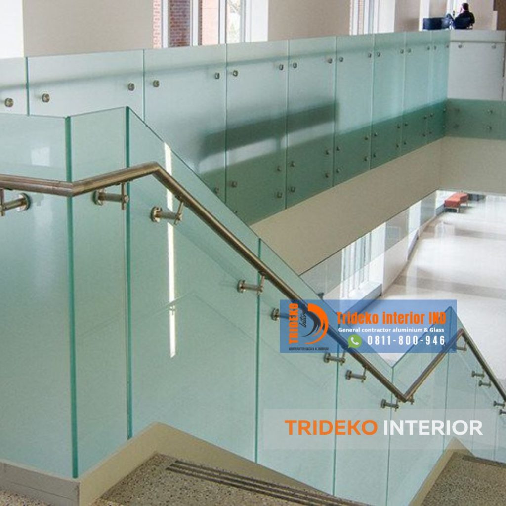 Harga Railing Tangga Kaca Tempered