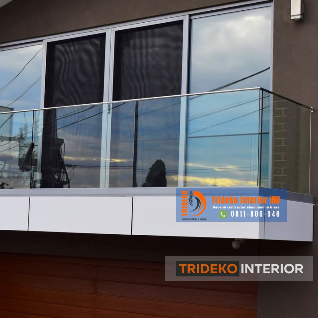 Railing Kaca Frameless