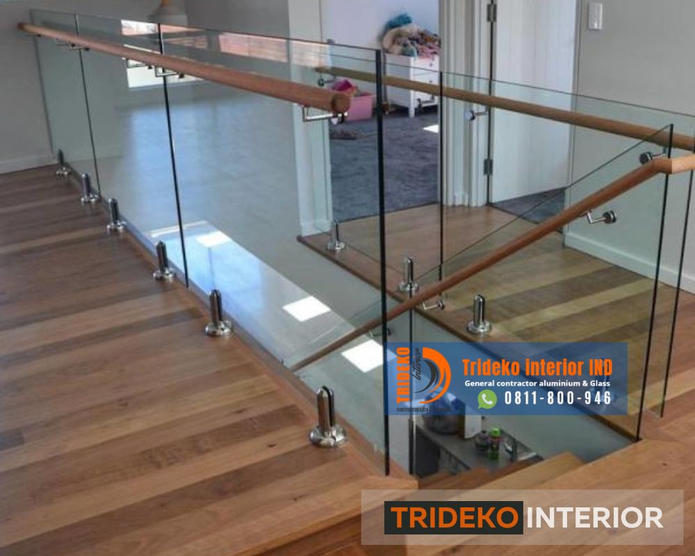 Jual Railing kaca Tempered