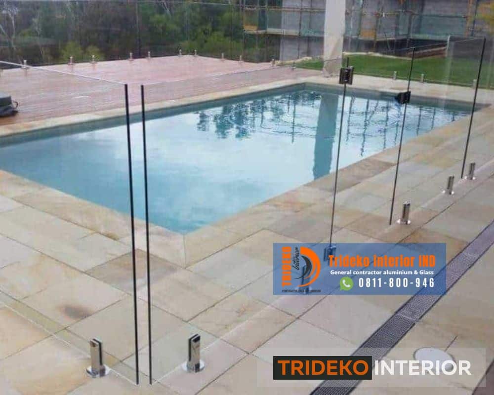 Railing Kaca 12mm Tempered 4 Railing Kaca 12mm Tempered