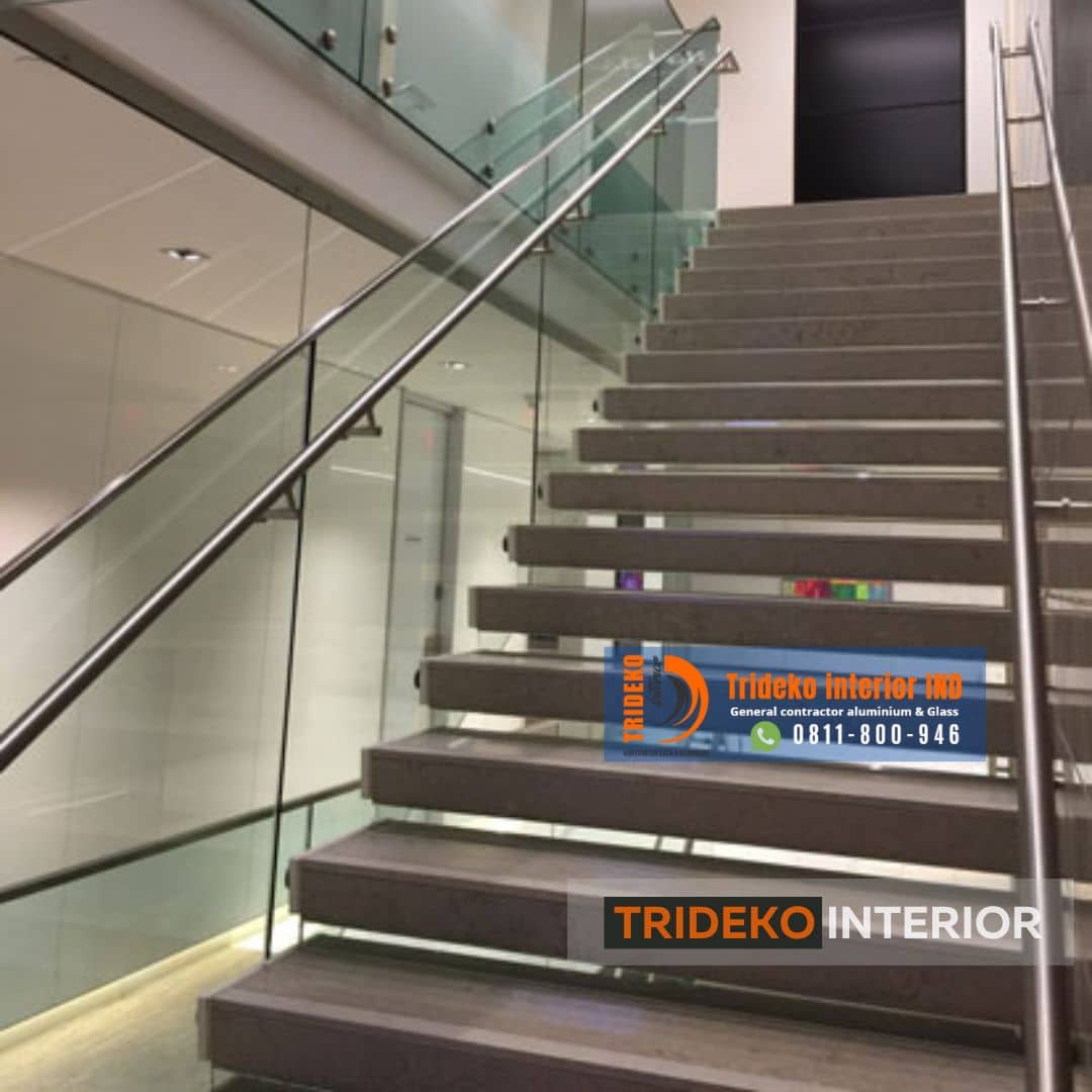 Railing Kaca 12mm Tempered