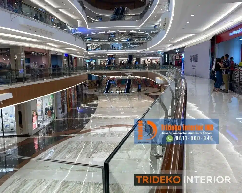 Railing Kaca Tempered Stainless Tangga 2 Railing Kaca Tempered Stainless Tangga